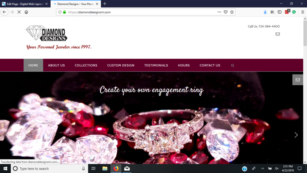 Diamond Design Website